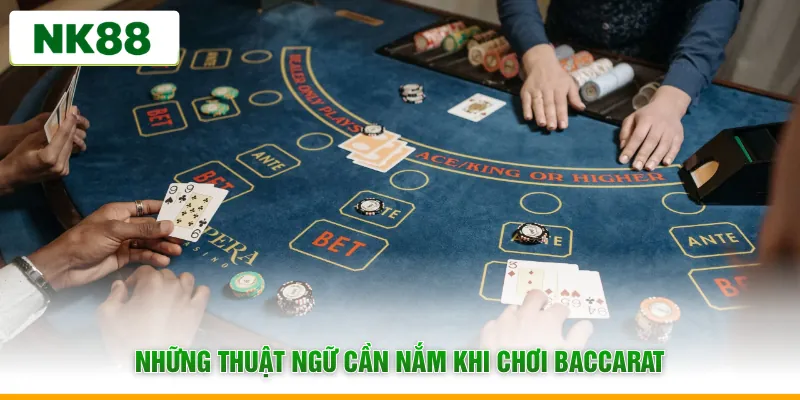Những thuật ngữ cần nắm khi chơi baccarat