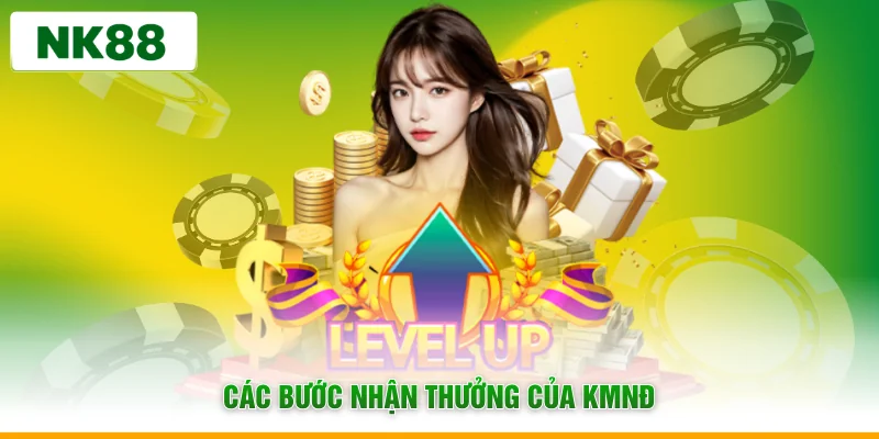 Các bước nhận thưởng của KMNĐ